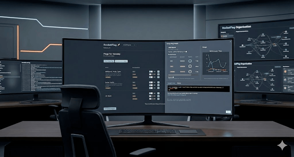 RocketFlag V2 Control Room